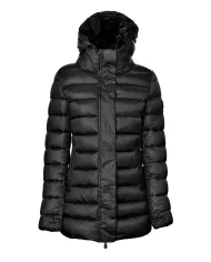 SAVE THE DUCK Piumino Donna D41264W IRIS21 DRIMIA AI 25/26 nylon trapuntato con cappuccio 10000 BLACK SAVE THE DUCK Piumino Donna D41264W IRIS21 DRIMIA AI 25/26 nylon trapuntato con cappuccio 10000 BLACK