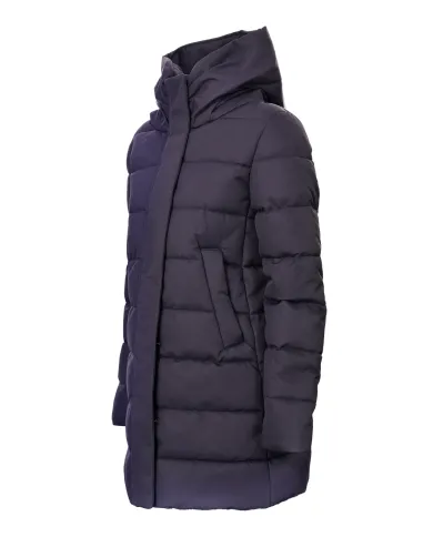 SAVE THE DUCK Piumino Donna D41795W WULY21 TATIANA AI 25/26 comfort lungo trapuntato 90010 BLUE BLACK SAVE THE DUCK Piumino Donna D41795W WULY21 TATIANA AI 25/26 comfort lungo trapuntato 90010 BLUE BLACK