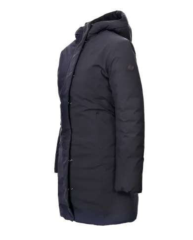 SAVE THE DUCK Cappotto Donna D45430W MATT21 LEYLA AI 25/26 lungo con tessuto effetto liscio 10000 BLACK SAVE THE DUCK Cappotto Donna D45430W MATT21 LEYLA AI 25/26 lungo con tessuto effetto liscio 10000 BLACK