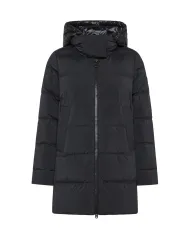 PEUTEREY Piumino Donna PED483801190986 UNIX MK BMAT AI 25/26 regular con cappuccio 808NR CORVO/ NERO PEUTEREY Piumino Donna PED483801190986 UNIX MK BMAT AI 25/26 regular con cappuccio 808NR CORVO/ NERO