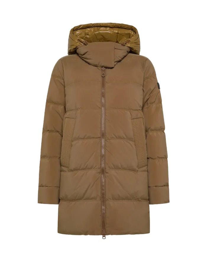 PEUTEREY Piumino Donna PED483801190986 UNIX ML BMAT AI 25/26 regular con cappuccio 894ID Gianduia/Gianduia PEUTEREY Piumino Donna PED483801190986 UNIX ML BMAT AI 25/26 regular con cappuccio 894ID Gianduia/Gianduia