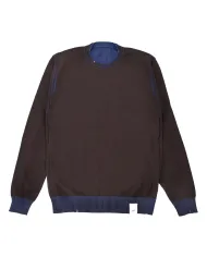 BOB Maglia Uomo HARD AI 25/26 lana slim stile basic reversibile 02 MARR/CINA