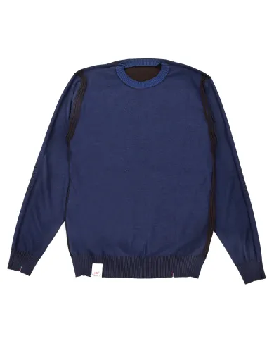 BOB Maglia Uomo HARD AI 25/26 lana slim stile basic reversibile 02 MARR/CINA