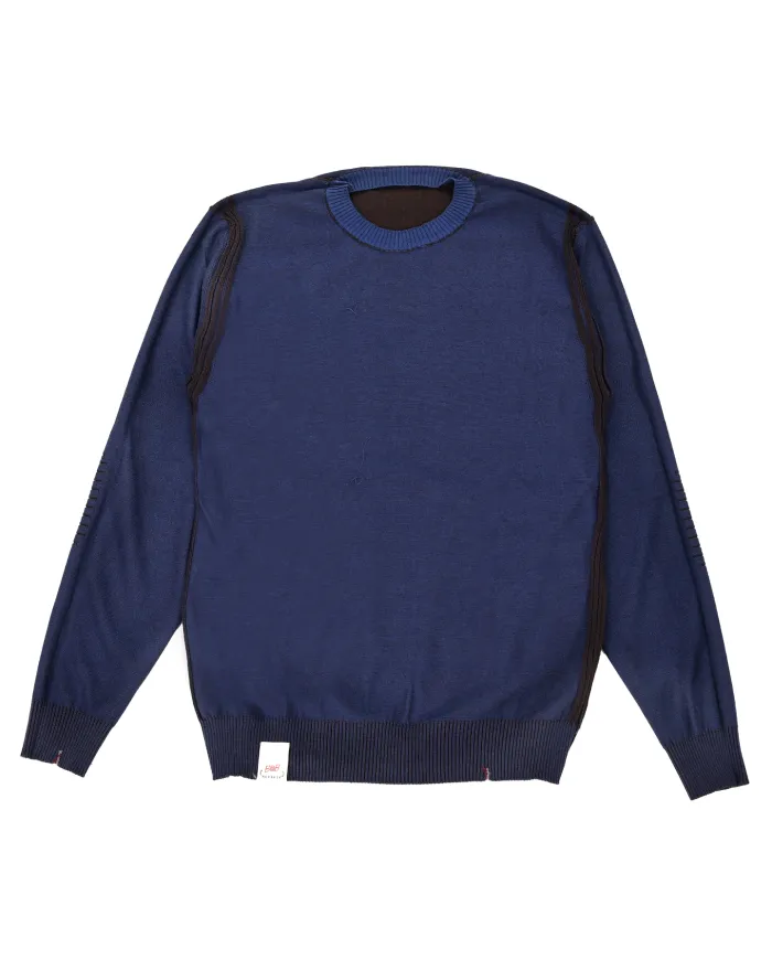 BOB Maglia Uomo HARD AI 25/26 lana slim stile basic reversibile 02 MARR/CINA