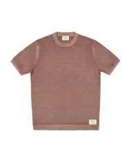 BOB Maglia Uomo RYAN AI 25/26 lana slim in tinta unita 04 ROSA