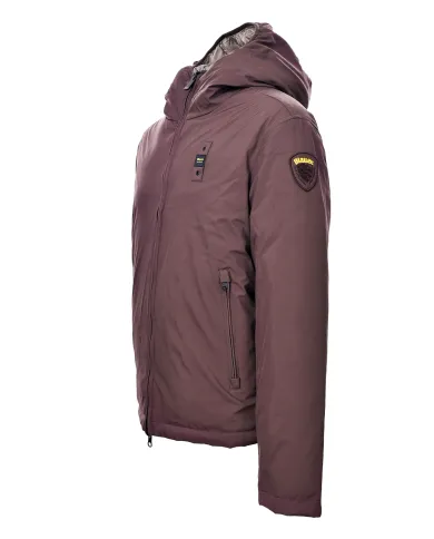 BLAUER Piumino Uomo 25WLUC06082 005480 BALLARD AI 25/26 regular reversibile con motivo trapuntato 365 CASTAGNA
