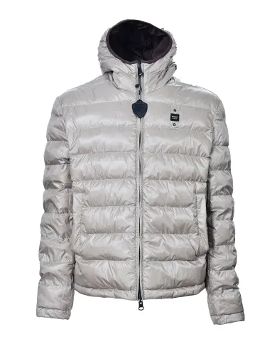 BLAUER Piumino Uomo 25WLUC06082 005480 BALLARD AI 25/26 regular reversibile con motivo trapuntato 365 CASTAGNA