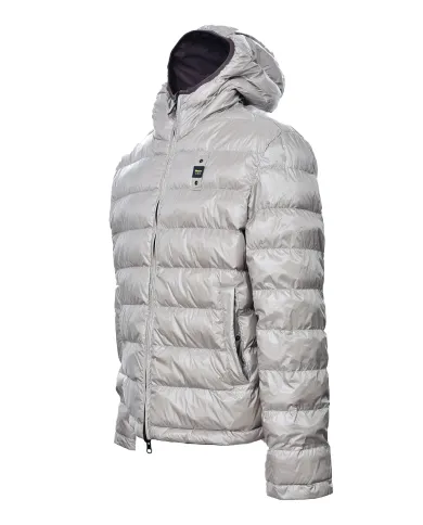 BLAUER Piumino Uomo 25WLUC06082 005480 BALLARD AI 25/26 regular reversibile con motivo trapuntato 365 CASTAGNA