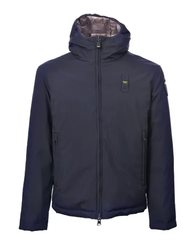 BLAUER Piumino Uomo 25WLUC06082 005480 BALLARD AI 25/26 regular reversibile con motivo trapuntato 888 BLU