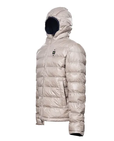 BLAUER Piumino Uomo 25WLUC06082 005480 BALLARD AI 25/26 regular reversibile con motivo trapuntato 888 BLU