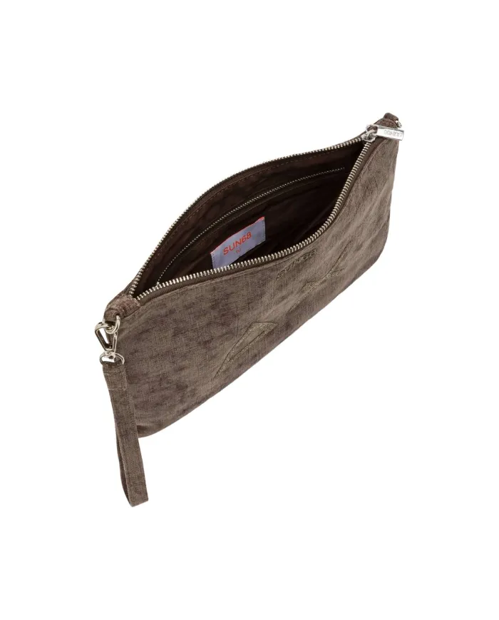 SUN68 Pochette Donna X45201 AI 25/26 classico logato avanti 52 FANGO