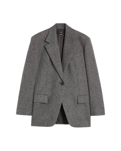 WEEKEND Giacca Donna WE5046045206001 TRONTO AI 25/26 monopetto oversize 001 GRIGIO SCURO