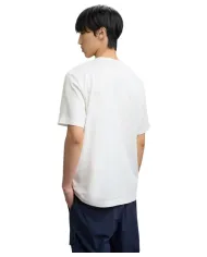 BLAUER T-shirt Uomo 25WBLUH02325-007332 DOWNEY AI 25/26 con maxi logo velluto camouflage 102 BIANCO NEVE