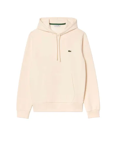 LACOSTE Felpa Uomo SH9623 AI 25/26 cotone regular con cappuccio XFJ BIANCO