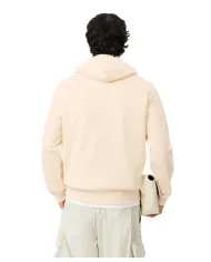 LACOSTE Felpa Uomo SH9623 AI 25/26 cotone regular con cappuccio XFJ BIANCO