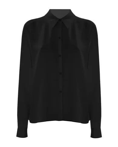 KOCCA Camicia Donna A25PCM7284ABUN0000 CANDRAJ AI 25/26 viscosa in tinta unita 00016 NERO