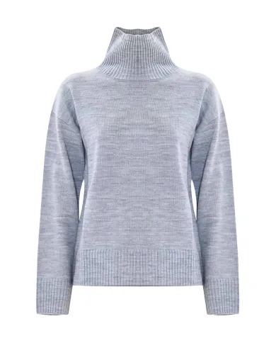 KOCCA Dolcevita Donna A25PMA7282ABUN0000 MARLEEN AI 25/26 lana in tinta unita M9001 GRIGIO CHIARO