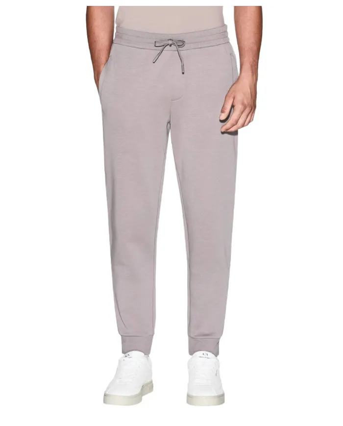 ARMANI EXCHANGE Pantalone Uomo gym XM000373AF10818 AI 25/26 con polsino sul fondo. U6107 DRIFTWOOD