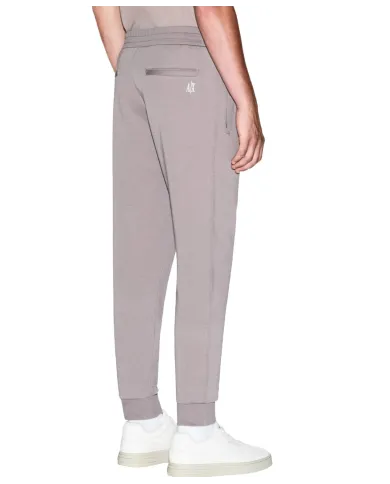 ARMANI EXCHANGE Pantalone Uomo gym XM000373AF10818 AI 25/26 con polsino sul fondo. U6107 DRIFTWOOD