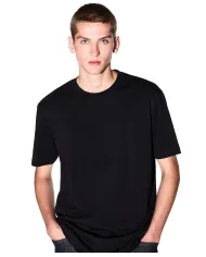 ARMANI EXCHANGE T-Shirt Uomo XM001454AF10361 AI 25/26 regular con logo a rilievo UC001 BLACK