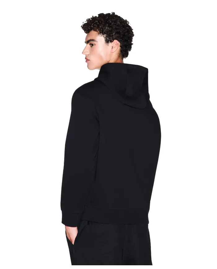 ARMANI EXCHANGE Felpa Uomo XM000369 AF10818 AI 25/26 cotone regular con cappuccio UC001 BLACK