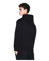 ARMANI EXCHANGE Felpa Uomo XM000369 AF10818 AI 25/26 cotone regular con cappuccio UC001 BLACK