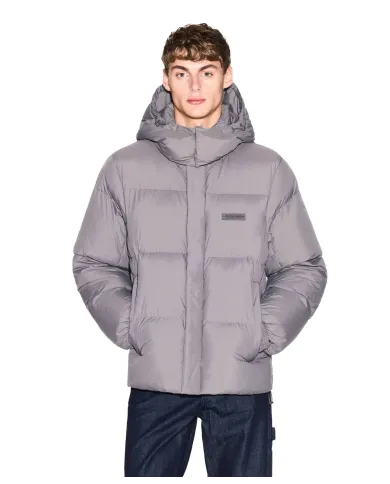ARMANI EXCHANGE Piumino Uomo XM001098AF16340 AI 25/26 con cappuccio U8092 Dark Gull Gray