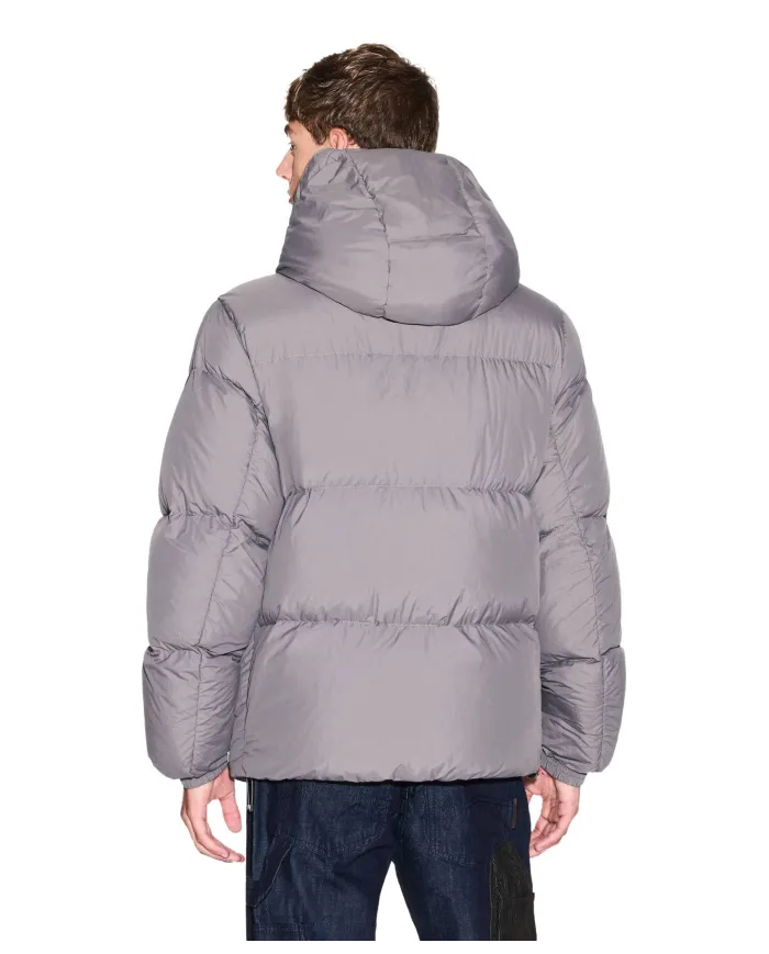 ARMANI EXCHANGE Piumino Uomo XM001098AF16340 AI 25/26 con cappuccio U8092 Dark Gull Gray