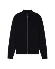 ARMANI EXCHANGE Cardigan Uomo XM001279AF10454 AI 25/26 a collo alto e zip UC001 BLACK