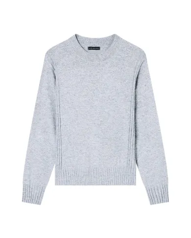 ARMANI EXCHANGE Maglia Donna XW001164AF16181 AI 25/26 regular fit con dettagli lurex M8086 Disco Dust/Silver