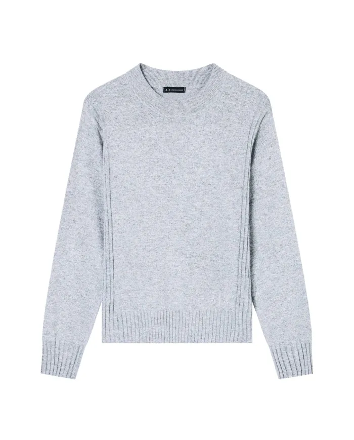 ARMANI EXCHANGE Maglia Donna XW001164AF16181 AI 25/26 regular fit con dettagli lurex M8086 Disco Dust/Silver