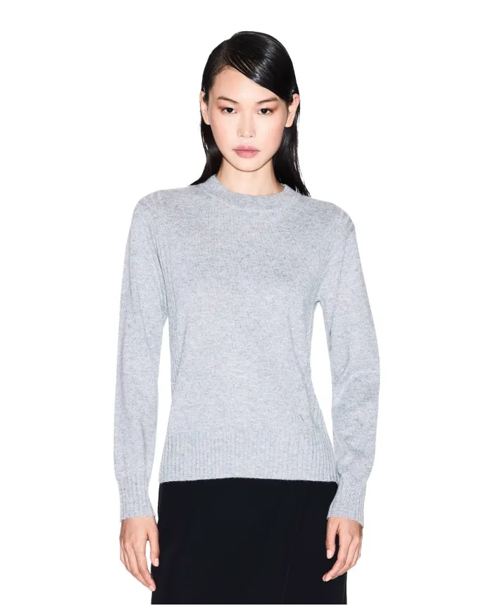 ARMANI EXCHANGE Maglia Donna XW001164AF16181 AI 25/26 regular fit con dettagli lurex M8086 Disco Dust/Silver