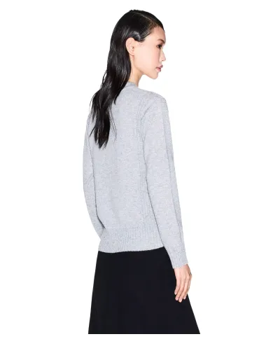 ARMANI EXCHANGE Maglia Donna XW001164AF16181 AI 25/26 regular fit con dettagli lurex M8086 Disco Dust/Silver