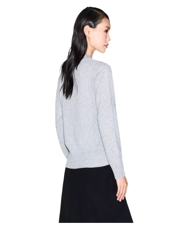 ARMANI EXCHANGE Maglia Donna XW001164AF16181 AI 25/26 regular fit con dettagli lurex M8086 Disco Dust/Silver