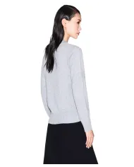 ARMANI EXCHANGE Maglia Donna XW001164AF16181 AI 25/26 regular fit con dettagli lurex M8086 Disco Dust/Silver