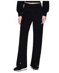 ARMANI EXCHANGE Pantaloni Donna gym XW001289AF16111 AI 25/26 con spacchi sul fondo. UC001 BLACK