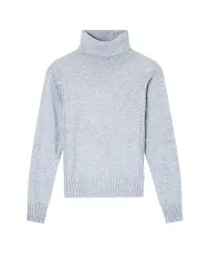 ARMANI EXCHANGE Dolcevita Donna XW001321AF16181 AI 25/26 con dettagli lurex MB8086 Disco Dust/Silver