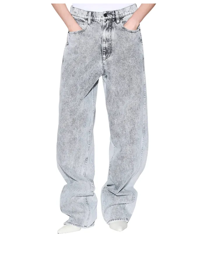 ARMANI EXCHANGE Jeans Donna XW001404 AF16180 AI 25/26 in denim stone washed M8088 GREY DENIM