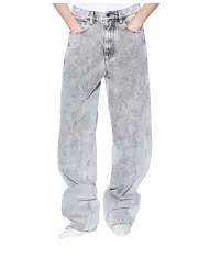 ARMANI EXCHANGE Jeans Donna XW001404 AF16180 AI 25/26 in denim stone washed M8088 GREY DENIM