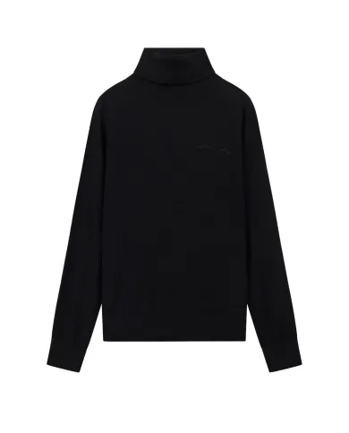 ARMANI EXCHANGE Dolcevita Donna XW001440AF11896 AI 25/26 in lana merino UC001 BLACK