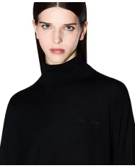 ARMANI EXCHANGE Dolcevita Donna XW001440AF11896 AI 25/26 in lana merino UC001 BLACK