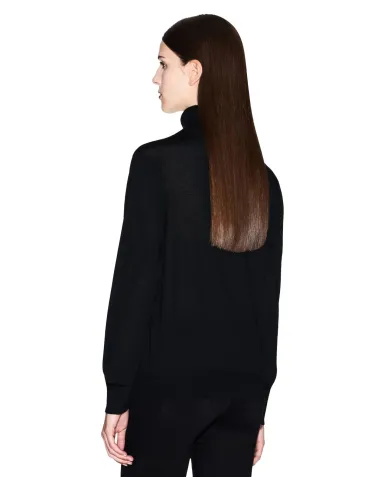 ARMANI EXCHANGE Dolcevita Donna XW001440AF11896 AI 25/26 in lana merino UC001 BLACK