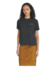 ROY ROGER'S T-Shirt Donna RND90215CN63XXXX AI 25/26 girocollo con logo regular fit 020 BLACK