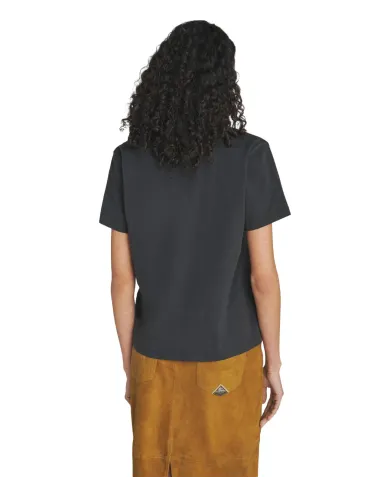ROY ROGER'S T-Shirt Donna RND90215CN63XXXX AI 25/26 girocollo con logo regular fit 020 BLACK