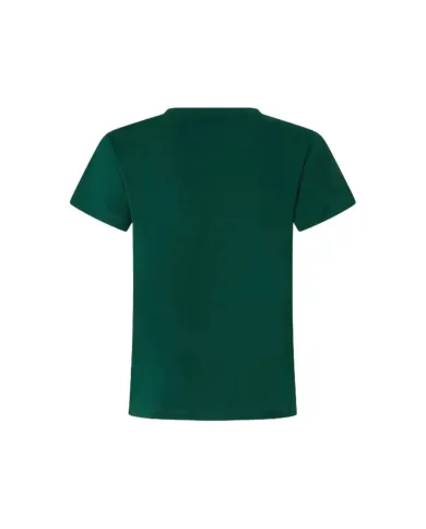 PINKO T-Shirt Donna 100535A2RN QUENTIN AI 25/26 girocollo con logo Love Birds gioiello X79 VERDE VENA