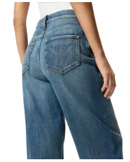 PINKO Jeans Donna 103857A2RQ ESTELLE AI 25/26 balloon-fit con ricamo tasca posteriore. PJC DENIM MEDIO