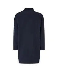 PINKO Abito Donna 105610A2TC MUESLI AI 25/26 a lupetto in felpa con bottoni G82 BLU TENEBRA