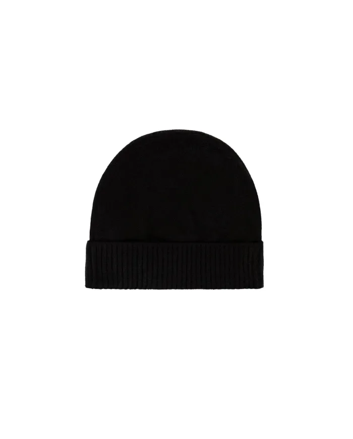 SUNS Cappellino Uomo CAS63001U HORSE AI 25/26 a coste con risvolto V4 BLACK