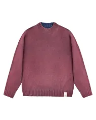 BOB Dolcevita Uomo BELFAST AI 25/26 lana regular reversibile 01 bordeaux/jeans