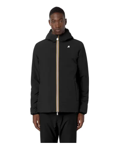K-WAY Giubotto Uomo K6128VW JACK AI 25/26 regular waterproof reversibile AH3 Black-Green Blackish